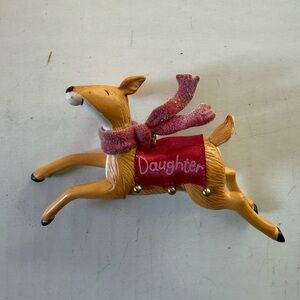Hallmark Keepsake Reindeer with Pink Scarf